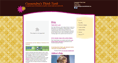 Desktop Screenshot of cassandrathinktank.org